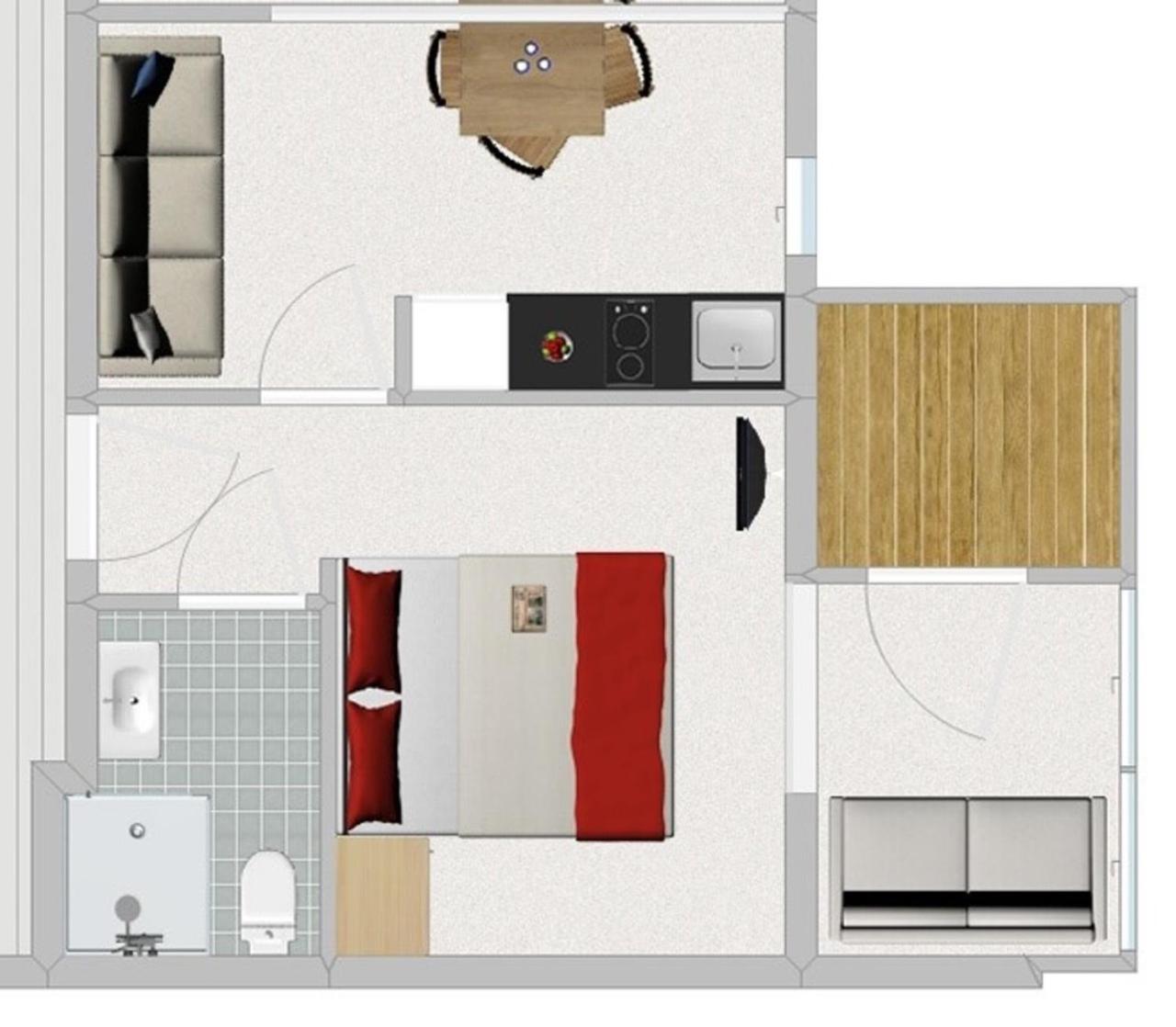 Falkner Appartement Resort Langenfeld Ruang foto